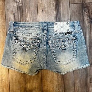 Size 26 Miss Me denim shorts